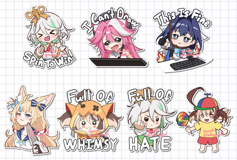 VTuber Stickers VTuber Stickers